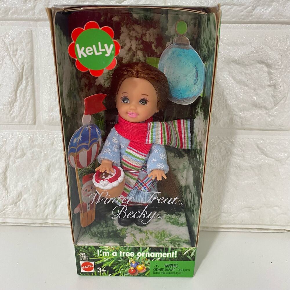 Winter Treat Becky Kelly Doll NRFB Christmas Vintage 2004 Barbie